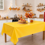 4 Rolls 100FT x 54IN Fall Plastic Tablecloth Roll with Slide Cutter Box, alternate view 3