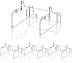 4 Set Acrylic Neon Sign Holder Stand, Clear Tabletop Display Base