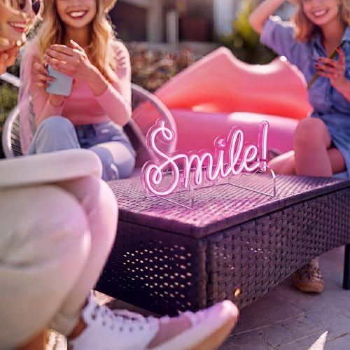 4 Set Acrylic Neon Sign Holder Stand, Clear Tabletop Display Base, alternate view 6