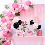 4 Set Black Pink Balloon Stand Balloon Centerpieces for Table Decor in 4 Count (Pack of 1) in Metallic Blue, alternate view 5