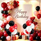 4 Set Black Red White Balloon Stand Balloon Centerpieces for Table in 4 Count (Pack of 1) in Metallic Blue, alternate view 6