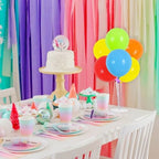 4 Set Colourful Balloon Stand Balloon Centerpieces for Table Decor in 4 Count (Pack of 1) in Metallic Blue, alternate view 2