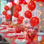 4 Set Red Balloon Centerpieces for Tables Red Balloons Stand Kit for Birthday Party Baby Shower Valentine's Day, alternate