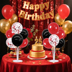 4 Set Red Black Balloon Stand Balloon Centerpieces for Table Decor in 4 Count (Pack of 1) in Metallic Blue, alternate view 2