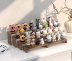 4 Set Wooden Tiered Risers Display Stands for Vendor Events, Stackable Wood Cupcake Display Stand, Farmhouse, alternate view