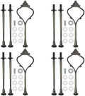 4 Sets 3 Tier Cake Stand Fruit Cake Plate Handle Fitting Hardware