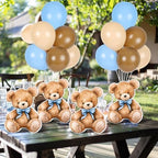4 Sets Balloon Stand Kit for Table Bear Baby Shower Tables Centerpieces with Balloon Boy Baby Shower Decorations, alternate