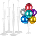 4 Sets Balloon Stand Kits, Balloon Sticks Holder with Base for Table Graduation Birthday Baby Shower Gender