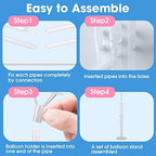 4 Sets Balloon Stand Kits, Balloon Sticks Holder with Base for Table Graduation Birthday Baby Shower Gender, alternate view 5