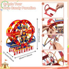 4 Sets Carnival Theme Ferris Wheel Centerpieces and Cupcake & Candy Stands in Multicolor, alternate view 3