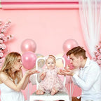 4 Sets Pearl Pink Sand White Balloons Stand for Table Centerpieces in 4 Count (Pack of 1) in Pearl White Pink, alternate view