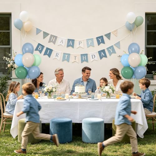 4 Sets Sage Green Dusty Blue Balloons Stand for Table Centerpieces in 4 Count (Pack of 1) in Sage Green Dusty, alternate view