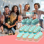 4 Tier Acrylic Cupcake Stand, Premium Cupcake Holder, Acrylic Cupcake Tower Display Cady Bar Party Décor â, alternate view 5
