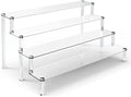 4 Tier Acrylic Stands for Display, Clear Perfume Organizer, Cupcake Stand in clear