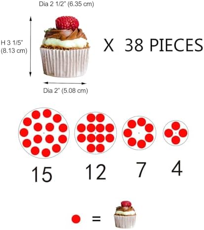 4 Tier Cupcake Stands for Dessert Table with Base, Cupcake Tower in Clear, alternate view 3