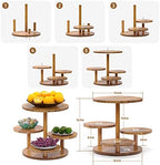 4 Tier Cupcake Tower Stand for 50 Cupcakes, Wood Cake Stand with Tiered Tray Decor, Farmhouse Tiered Tray Decor, alternate