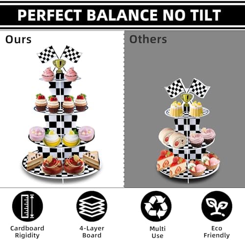 4-Tier Extra Large Western Cowboy Cupcake Stand, Wild West Theme Dessert Tower, Cowboy Cupcake Holder for, alternate view 7