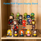 4 Tier Perfume Organizer Stand, Acrylic Risers Display Stands in 11.6 X 10.3 X 5.8 IN in transparency, alternate view 4