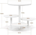 4 Tier Round Cupcake Tower Stand for 50 Cupcakes, Wood Cake Stand with Tiered Tray Decor, Farmhouse Tiered Tray, alternate
