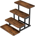 4 Tiered Tray Stand for Food Cookie Wooden Dessert Display Risers for Party Wedding Buffet Stepped Risers