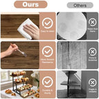 4 Tiered Tray Stand for Food Cookie Wooden Dessert Display Risers for Party Wedding Buffet Stepped Risers, alternate view 4