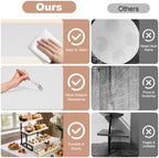 4 Tiered Tray Stand for Food Cookie Wooden Dessert Display Risers for Party Wedding Buffet Stepped Risers, alternate view 4