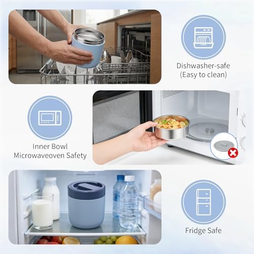40.5oz Thermo for Hot Food Adults, Soup Thermo Lunch Containers with Wide Mouth & Spoon, Stainless Steel Vacuum, alternate