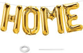 40 Inch Gold HOME Balloon Letters for Housewarming Party Decorations, Large Metallic Gold Chrome New Home Sweet