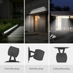 40′′ LED Wall Washer Light Bar, 4000K Neutral White 36W Outdoor Light, IP65 120V AC Plug-in LED Flood Bar with, alternate