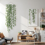 40 Pack 280 Feet Fake Greenery Hanging Garland, Artificial Ivy Leaf Plants, Vine Leaves, Flowers Foliage for, alternate view