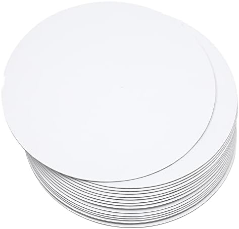 40-Packs Cake Boards Round 10 Inch White Circles Rounds Base Food-Grade Cardboard Cake Plate (Thinner But
