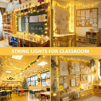 400 LED Christmas Lights Outdoor Indoor String Lights Plug in, alternate view 3