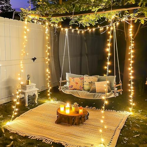 400 LED Christmas Lights Outdoor Indoor String Lights Plug in, alternate view 4