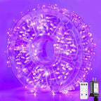 400 LED Purple Halloween Lights Outdoor, Purple String Lights