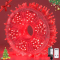 400 LED Red Christmas Lights, 132ft String Lights Plug in