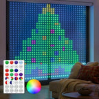 400 LED RGB Smart Curtain Fairy Lights with Remote, 6.6x6.6ft in 6.6x6.6ft
