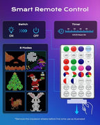 400 LED RGB Smart Curtain Fairy Lights with Remote, 6.6x6.6ft in 6.6x6.6ft, alternate view 6