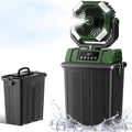 40000mAh Misting Fans for Outside, 15L Large Tank Portable Misting Fan, Battery Powered Outdoor Mister Fan with