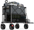 400L Folding Double Decker Wagon with Brakes, 54" Extra Long