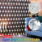 400LED Net Lights Outdoor, 13ft x 13ft Large Christmas Net Lights 8 Modes, alternate view 3