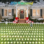 400LED Net Lights Outdoor, 13ft x 13ft Large Christmas Net Lights 8 Modes, alternate view 6