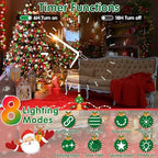 403FT 1000 LED Christmas Lights Outdoor Green Wire String Lights 8 Modes with Timer Memory Waterproof Fairy, alternate view 2