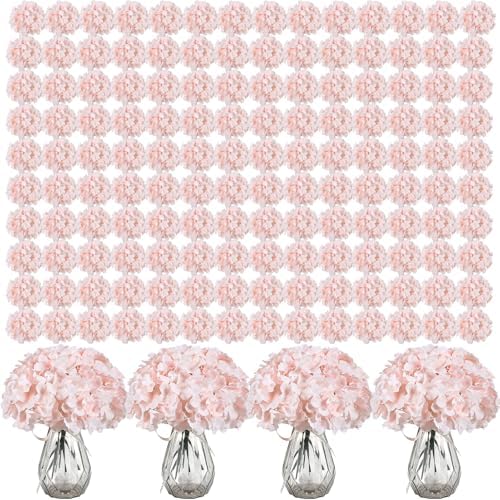 404Pcs Hydrangea Artificial Flowers Bulk, Faux Hydrangea Flowers