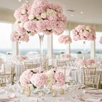 404Pcs Hydrangea Artificial Flowers Bulk, Faux Hydrangea Flowers, alternate view 2