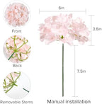 404Pcs Hydrangea Artificial Flowers Bulk, Faux Hydrangea Flowers, alternate view 4