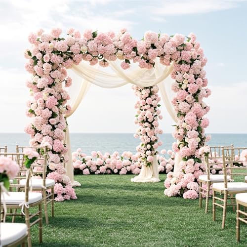 404Pcs Hydrangea Artificial Flowers Bulk, Faux Hydrangea Flowers, alternate view 6