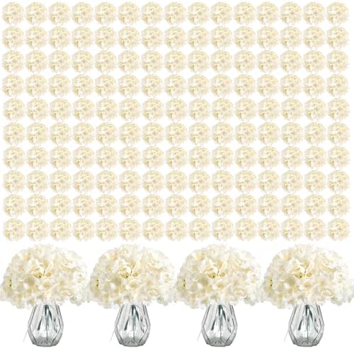 404Pcs Hydrangea Artificial Flowers, Silk Artificial Flowers