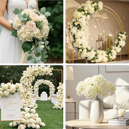 404Pcs Hydrangea Artificial Flowers, Silk Artificial Flowers, alternate view 4