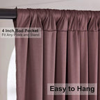 40ft×10ft Wrinkle Free Brown Backdrop Curtain for Parties, 8 Panels 5×10ft Soft Silky Polyester Umber Photo, alternate view 5