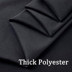 40ft x 10ft Black Backdrop Curtain Panels for Parties, 8 Panels 5ftx10ft Thick Wrinkle Resistant Polyester, alternate view 4